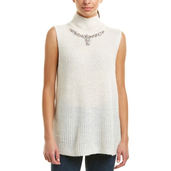 French Connection Sweaters - French Connection // NWT Mathilde Jeweled Sweater